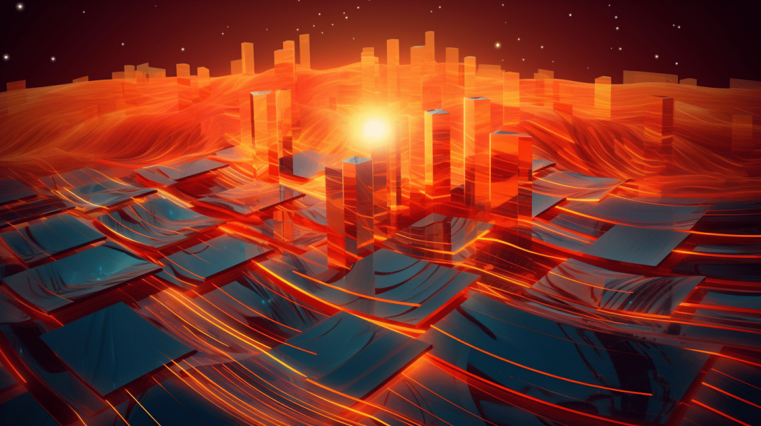 energy town, illustration