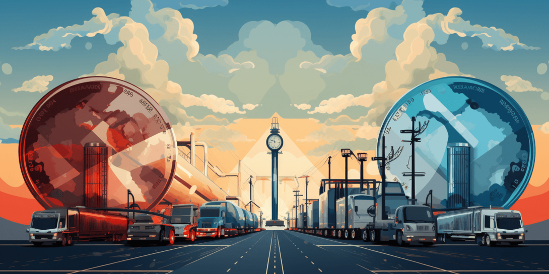 transportation risks of hydrogen, illustration